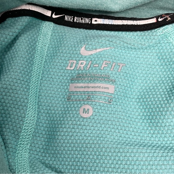 Nike Element Cowl neck Long Sleeve Reflective Running Shirt Size Medium B15 - Picture 7 of 8